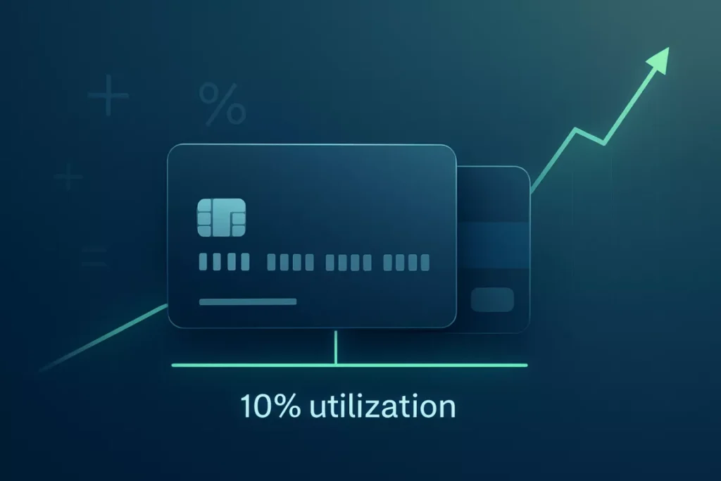 Credit Utilization Ratio with Only Two Credit Cards